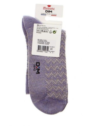 Чорапи Dim, Размер M, Цвят Лилав, Цена 21,00 лв.