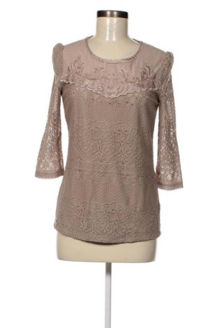 Дамска блуза Alfredo Pauly, Размер XS, Цвят Бежов, Цена 5,04 лв.