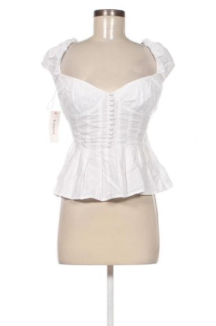 Damen Shirt Bardot, Größe M, Farbe Weiß, Preis 18,40 €