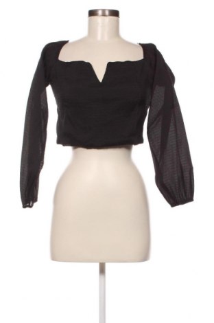 Γυναικεία μπλούζα Bershka, Μέγεθος XL, Χρώμα Μαύρο, Τιμή 4,15 €