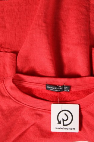 Дамска блуза Bershka, Размер M, Цвят Червен, Цена 18,82 лв.