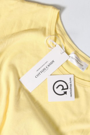 Дамска блуза Cotton Candy, Размер M, Цвят Жълт, Цена 9,61 лв.