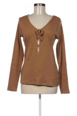 Дамска блуза Even&Odd, Размер XL, Цвят Кафяв, Цена 10,23 лв.