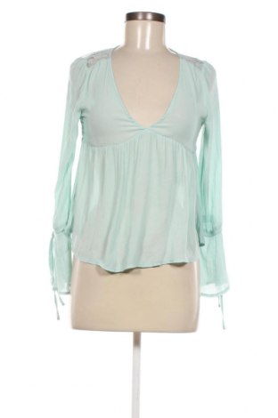 Дамска блуза H&M Divided, Размер XXS, Цвят Зелен, Цена 3,04 лв.