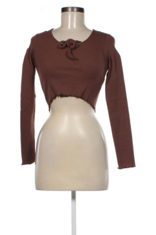 Дамска блуза Jennyfer, Размер S, Цвят Кафяв, Цена 9,61 лв.