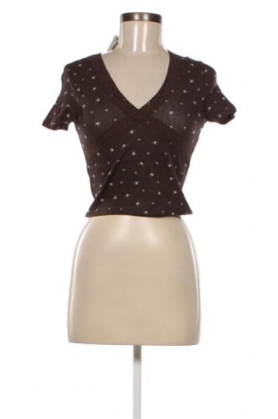 Γυναικεία μπλούζα Jennyfer, Μέγεθος XS, Χρώμα Καφέ, Τιμή 6,23 €