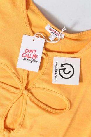 Γυναικεία μπλούζα Jennyfer, Μέγεθος L, Χρώμα Κίτρινο, Τιμή 6,71 €