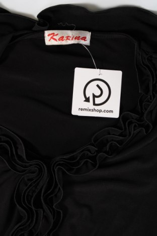 Γυναικεία μπλούζα Karina, Μέγεθος M, Χρώμα Μαύρο, Τιμή 4,00 €
