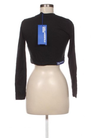 Дамска блуза Karl Lagerfeld, Размер XS, Цвят Черен, Цена 211,00 лв.