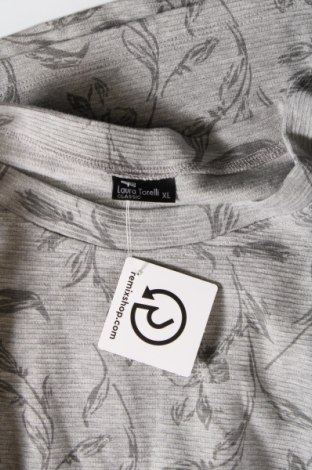 Γυναικεία μπλούζα Laura Torelli, Μέγεθος XL, Χρώμα Γκρί, Τιμή 6,23 €