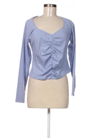Γυναικεία μπλούζα Monki, Μέγεθος L, Χρώμα Μπλέ, Τιμή 4,15 €