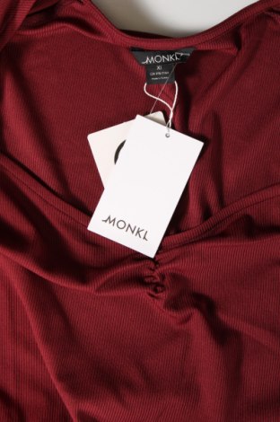 Γυναικεία μπλούζα Monki, Μέγεθος XL, Χρώμα Κόκκινο, Τιμή 6,03 €
