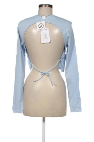 Γυναικεία μπλούζα Monki, Μέγεθος XL, Χρώμα Μπλέ, Τιμή 4,82 €