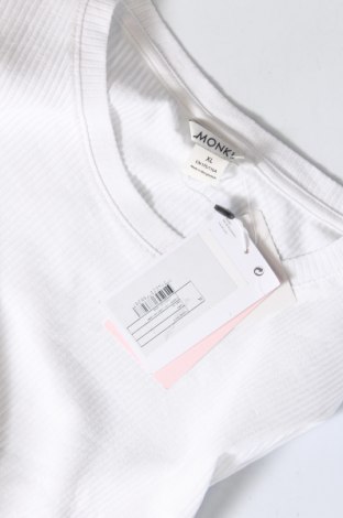 Γυναικεία μπλούζα Monki, Μέγεθος XL, Χρώμα Λευκό, Τιμή 4,69 €