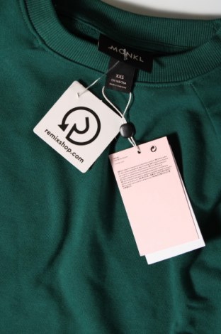 Damen Shirt Monki, Größe XXS, Farbe Grün, Preis € 4,99