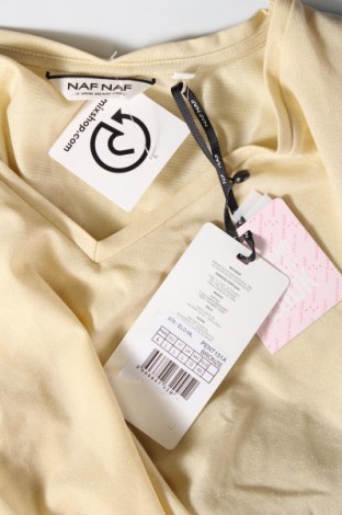 Дамска блуза Naf Naf, Размер L, Цвят Бежов, Цена 14,40 лв.