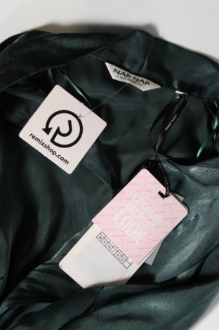 Γυναικεία μπλούζα Naf Naf, Μέγεθος XS, Χρώμα Πράσινο, Τιμή 5,57 €