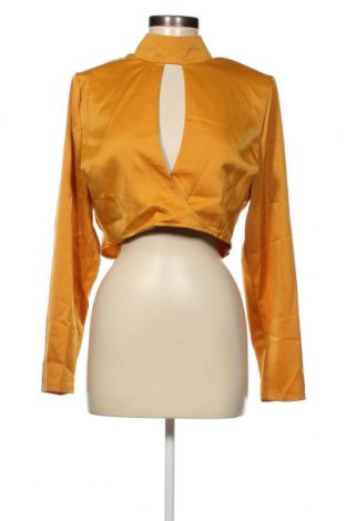 Γυναικεία μπλούζα Nasty Gal, Μέγεθος L, Χρώμα Κίτρινο, Τιμή 5,20 €