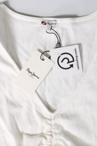 Γυναικεία μπλούζα Pepe Jeans, Μέγεθος S, Χρώμα Λευκό, Τιμή 21,03 €