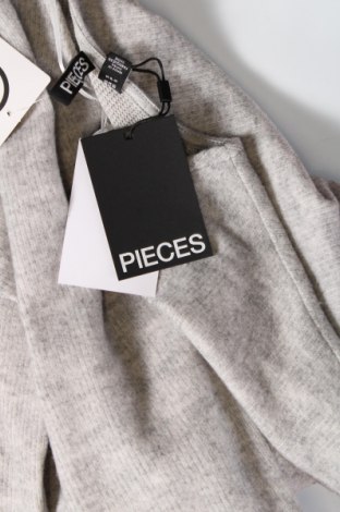 Γυναικεία μπλούζα Pieces, Μέγεθος S, Χρώμα Γκρί, Τιμή 4,74 €