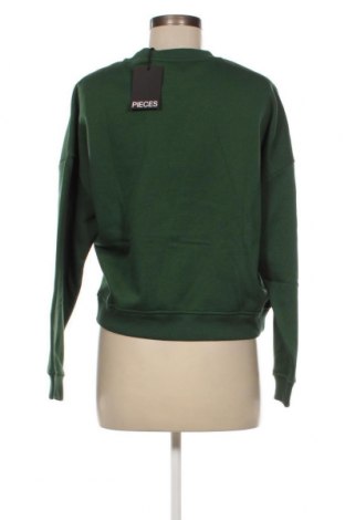 Дамска блуза Pieces, Размер XS, Цвят Зелен, Цена 11,20 лв.
