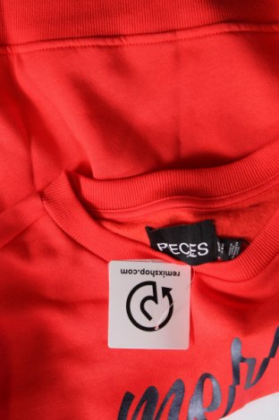 Дамска блуза Pieces, Размер S, Цвят Червен, Цена 13,60 лв.