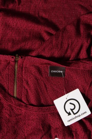 Γυναικεία μπλούζα Pieces, Μέγεθος M, Χρώμα Κόκκινο, Τιμή 2,41 €