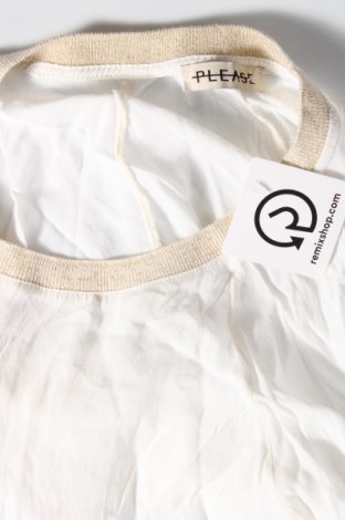 Damen Shirt Please, Größe M, Farbe Weiß, Preis € 2,60