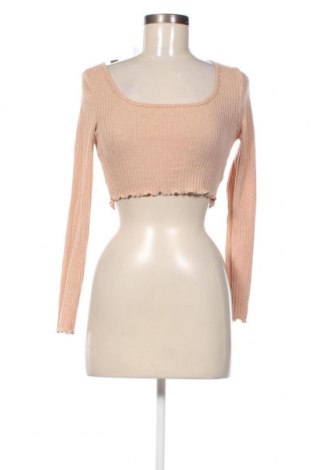 Γυναικεία μπλούζα SHEIN, Μέγεθος S, Χρώμα  Μπέζ, Τιμή 11,75 €