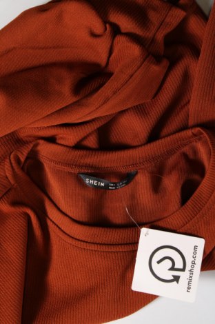 Γυναικεία μπλούζα SHEIN, Μέγεθος S, Χρώμα Καφέ, Τιμή 11,75 €