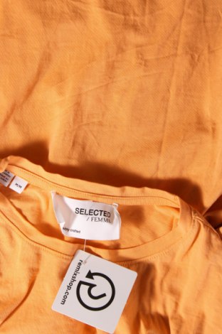 Дамска блуза Selected Femme, Размер M, Цвят Оранжев, Цена 8,41 лв.