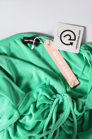 Damen Shirt Tally Weijl, Größe XS, Farbe Grün, Preis € 4,47
