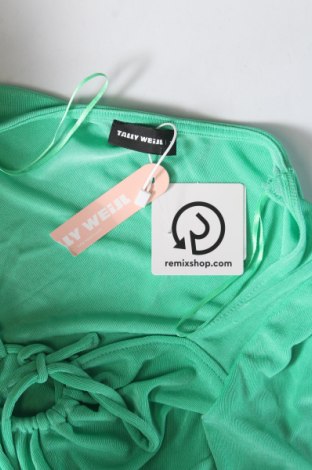 Γυναικεία μπλούζα Tally Weijl, Μέγεθος S, Χρώμα Πράσινο, Τιμή 4,63 €