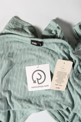 Γυναικεία μπλούζα Undiz, Μέγεθος L, Χρώμα Πράσινο, Τιμή 5,57 €