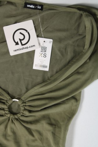 Γυναικεία μπλούζα Undiz, Μέγεθος XS, Χρώμα Πράσινο, Τιμή 5,94 €