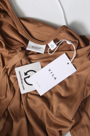 Γυναικεία μπλούζα VILA, Μέγεθος S, Χρώμα Καφέ, Τιμή 2,89 €