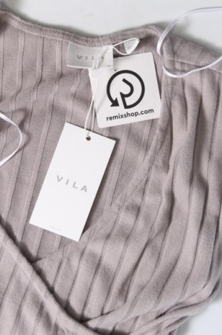 Γυναικεία μπλούζα VILA, Μέγεθος M, Χρώμα Γκρί, Τιμή 4,12 €