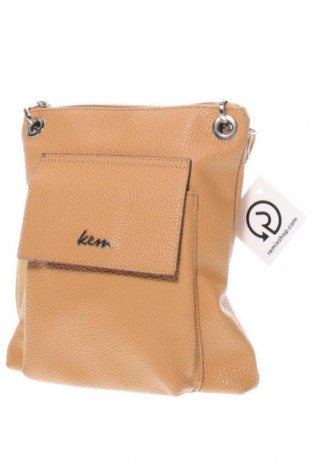 Γυναικεία τσάντα Kem, Χρώμα  Μπέζ, Τιμή 27,28 €