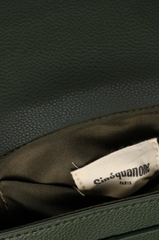 Дамска чанта Sinequanone, Цвят Зелен, Цена 113,88 лв.