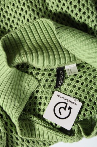 Дамска жилетка H&M Divided, Размер M, Цвят Зелен, Цена 29,01 лв.
