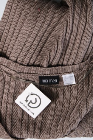 Γυναικεία ζακέτα Mia Linea, Μέγεθος XL, Χρώμα Καφέ, Τιμή 7,67 €