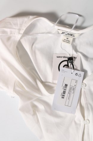 Γυναικεία ζακέτα Monki, Μέγεθος M, Χρώμα Λευκό, Τιμή 5,56 €