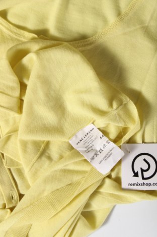 Γυναικεία ζακέτα Rene Lezard, Μέγεθος XL, Χρώμα Κίτρινο, Τιμή 22,51 €