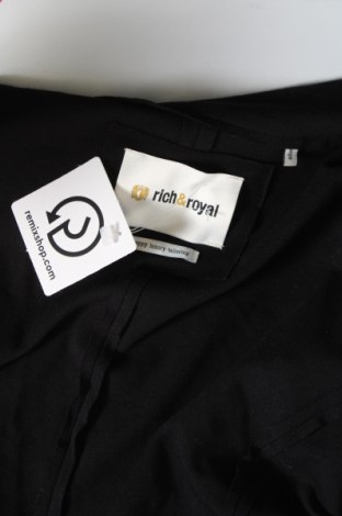 Γυναικεία ζακέτα Rich & Royal, Μέγεθος L, Χρώμα Μαύρο, Τιμή 27,22 €
