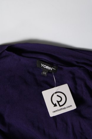 Γυναικεία ζακέτα Yorn, Μέγεθος XL, Χρώμα Βιολετί, Τιμή 4,66 €