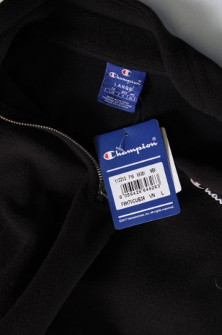 Γυναικεία μπλούζα fleece Champion, Μέγεθος L, Χρώμα Μαύρο, Τιμή 24,12 €
