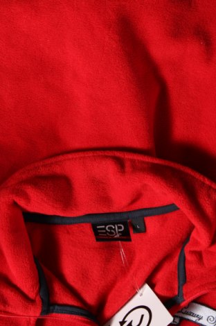 Γυναικεία μπλούζα fleece Esprit Sports, Μέγεθος L, Χρώμα Κόκκινο, Τιμή 3,86 €