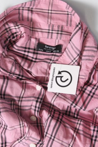 Дамска риза Bershka, Размер S, Цвят Розов, Цена 25,00 лв.
