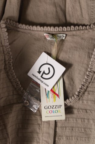 Γυναικείο πουκάμισο Gozzip, Μέγεθος M, Χρώμα  Μπέζ, Τιμή 44,54 €
