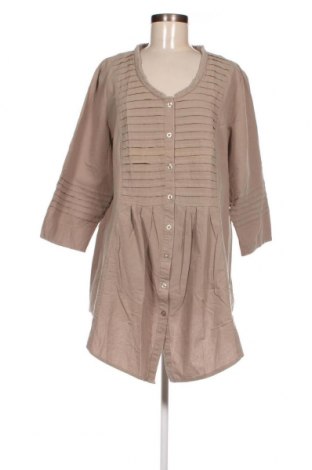 Γυναικείο πουκάμισο Gozzip, Μέγεθος M, Χρώμα  Μπέζ, Τιμή 44,54 €
